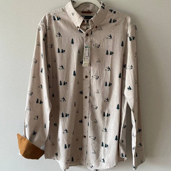 NWT Simons Le31 | Vision 100% Organic Cotton | Casual Button Down Shirt | Size L - Picture 2 of 14